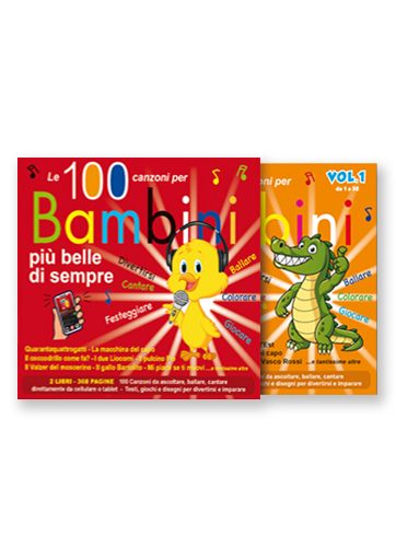 Le 100 canzoni per bimbi più belle di sempre - primo volume + cofanetto